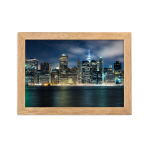 Brooklyn Heights, New York, United States Framed matte paper poster