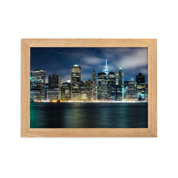 Brooklyn Heights, New York, United States Framed matte paper poster