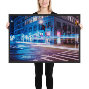5th Avenue, New York, United States Framed poster