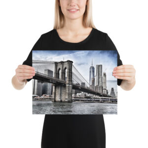 Brooklyn Bridge, New York, U.S.A Photo paper poster