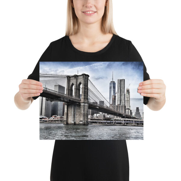 Brooklyn Bridge, New York, U.S.A Photo paper poster