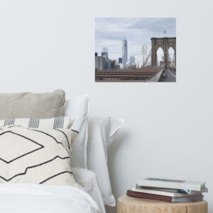 Brooklyn Bridge, New York City Photo paper poster