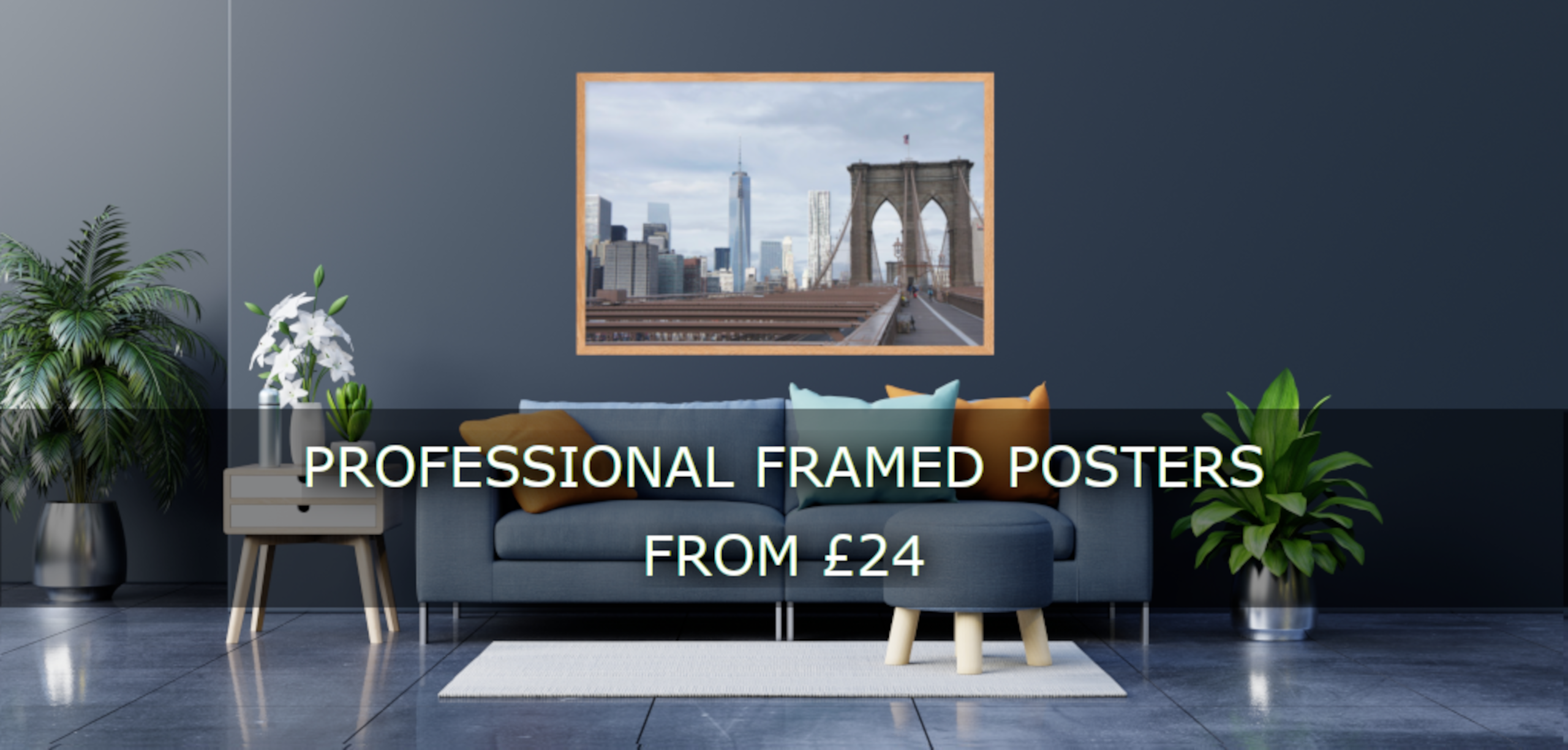 Canvas Shop Banner Framed Posters