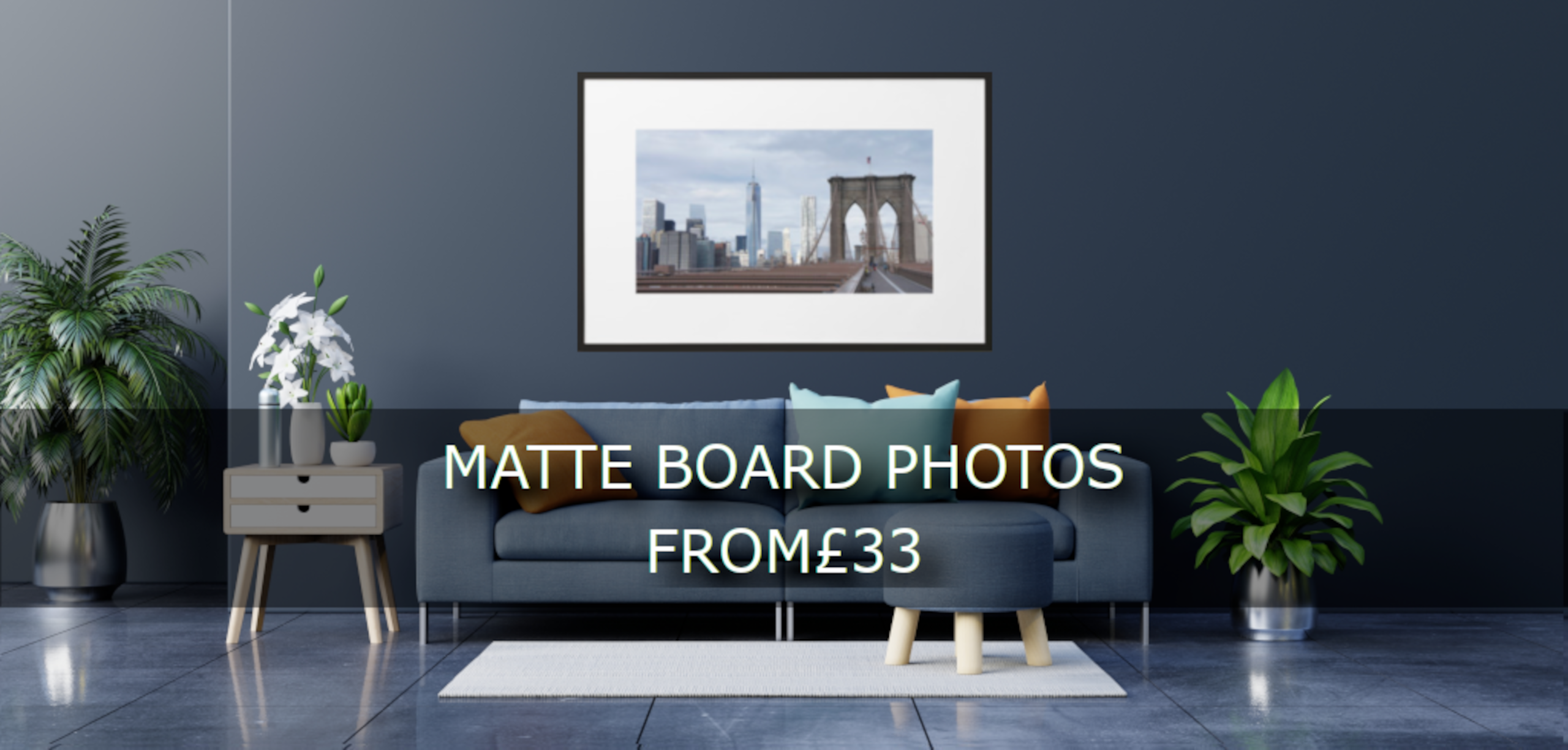 Matte Photo Board Banner